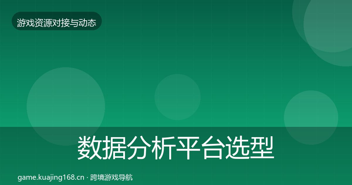 数据分析平台选型建议实践指南·第898篇
