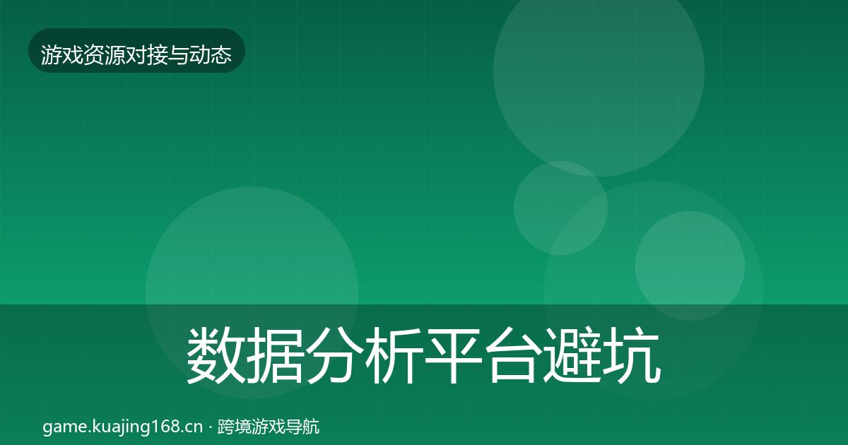 数据分析平台避坑指南实践指南·第903篇