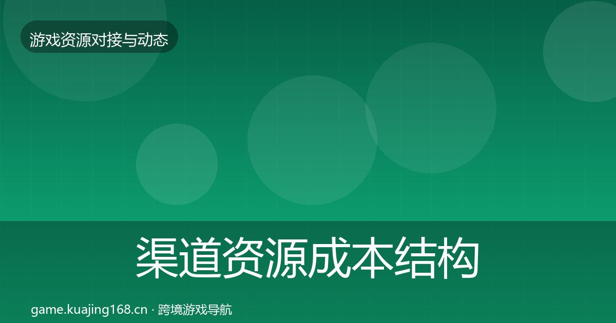 渠道资源成本结构分析实践指南·第986篇
