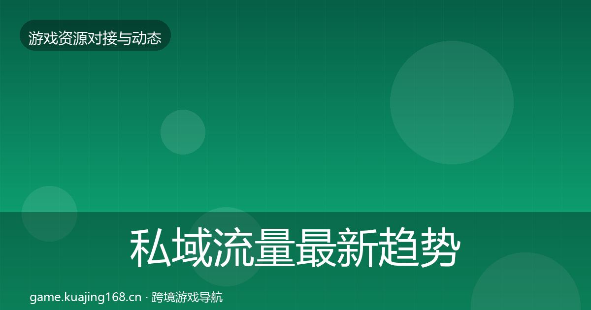 私域流量最新趋势要点梳理·第1000篇