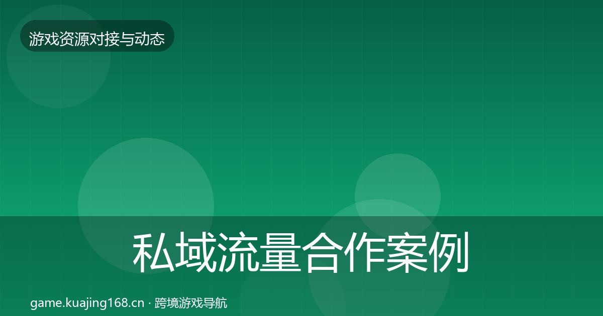 私域流量合作案例要点梳理·第1035篇
