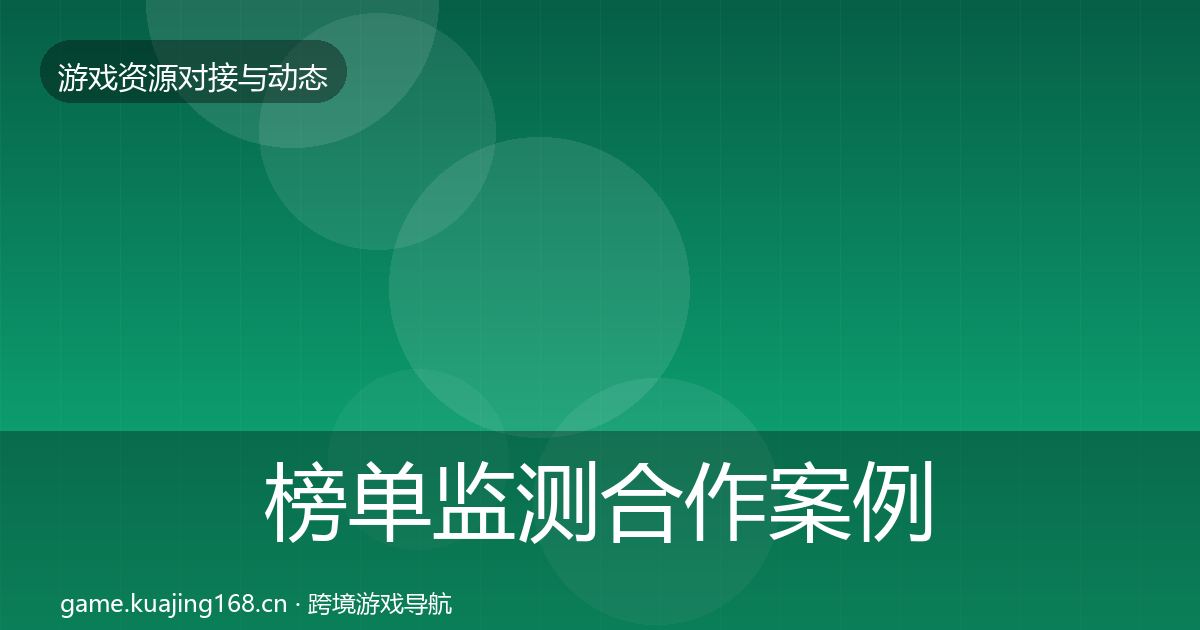 榜单监测合作案例实践指南·第1075篇