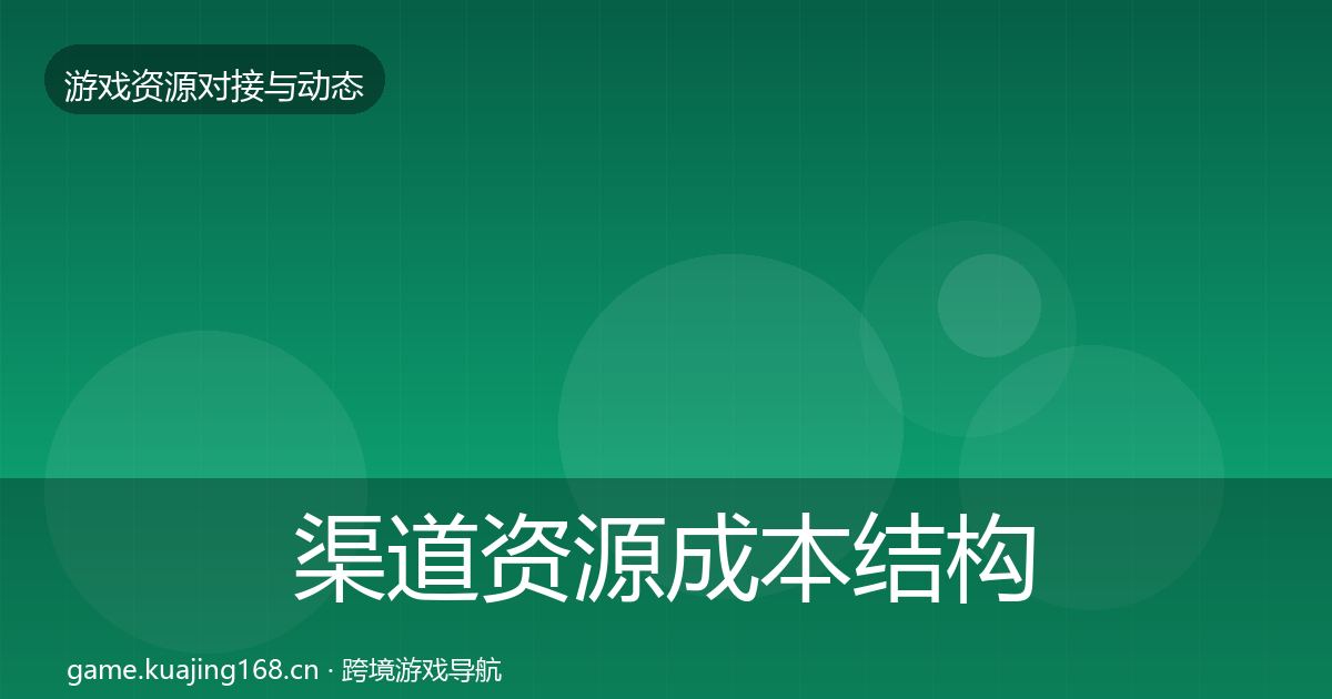 渠道资源成本结构分析实践指南·第1146篇