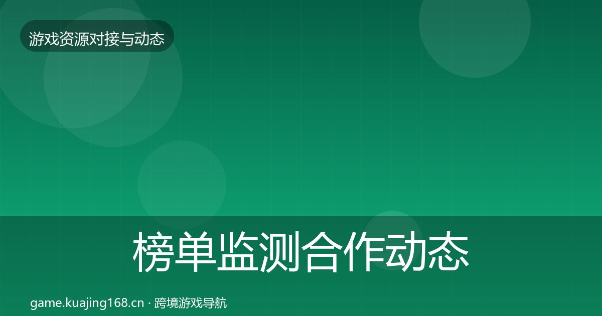 榜单监测合作动态追踪实践指南·第1255篇
