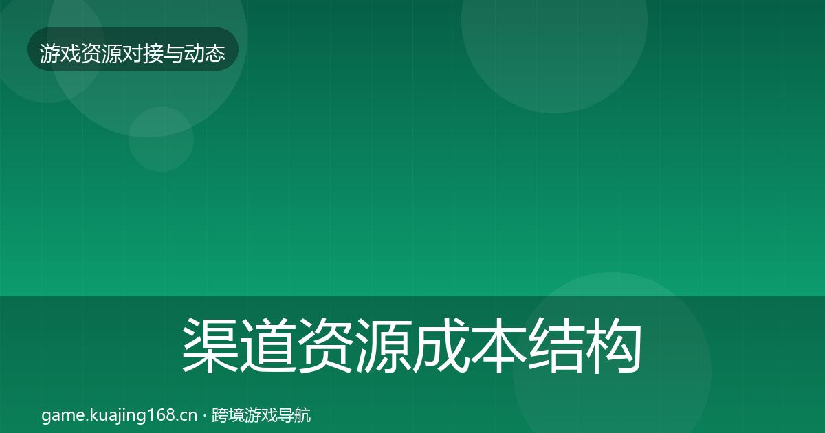 渠道资源成本结构分析实践指南·第1346篇