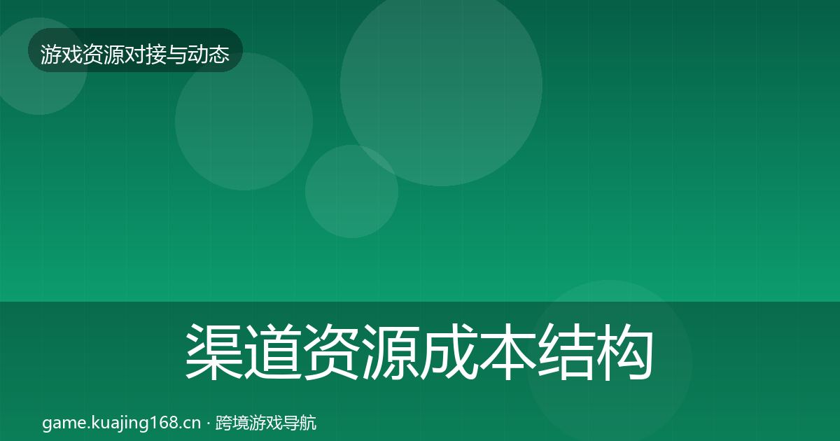 渠道资源成本结构分析实践指南·第1386篇