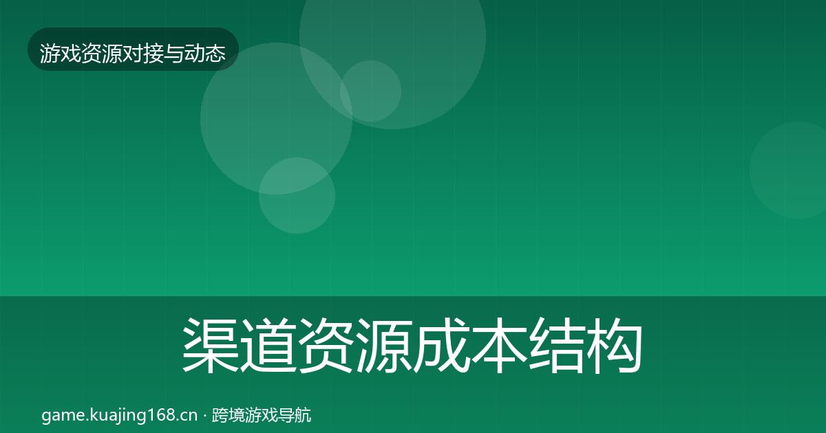 渠道资源成本结构分析实践指南·第1466篇
