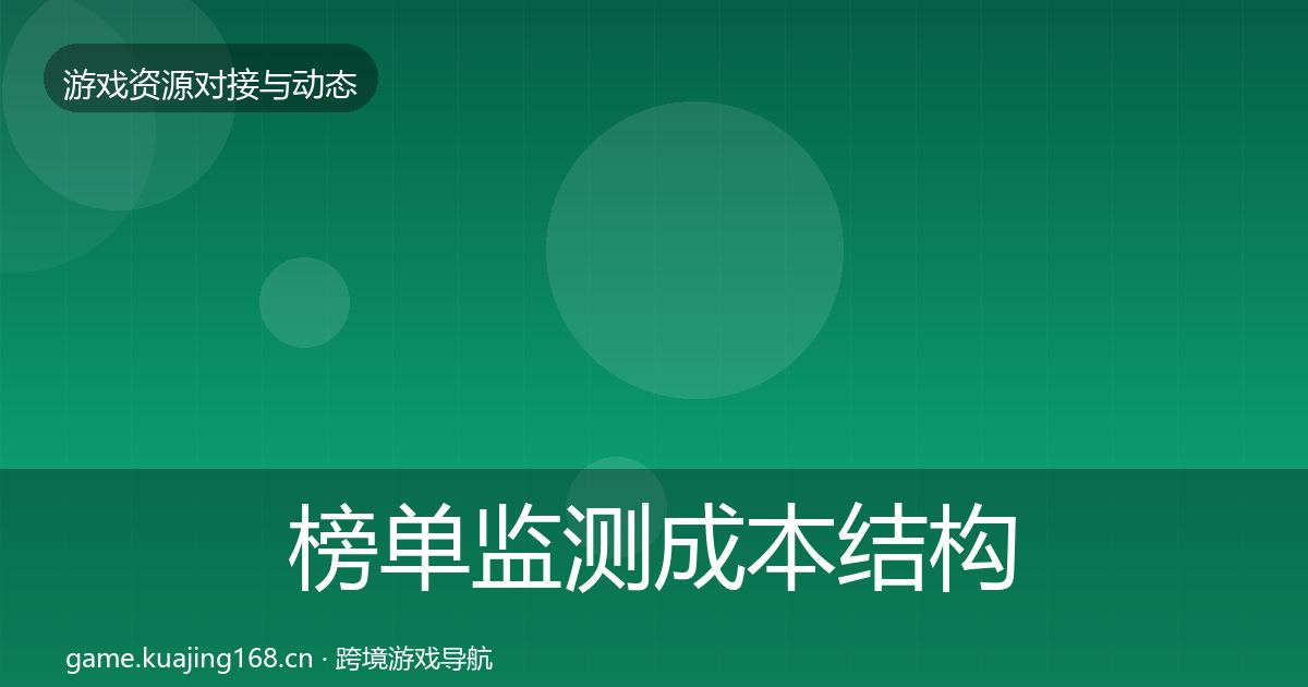 榜单监测成本结构分析实践指南·第1670篇