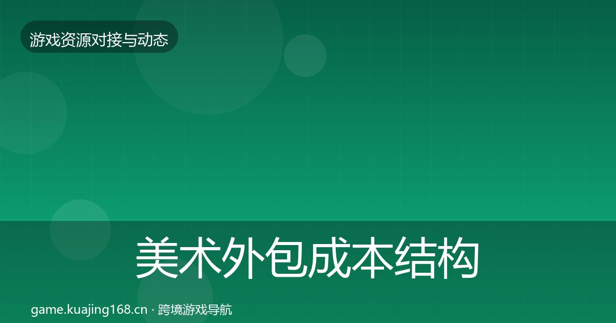 美术外包成本结构分析实践指南·第1707篇