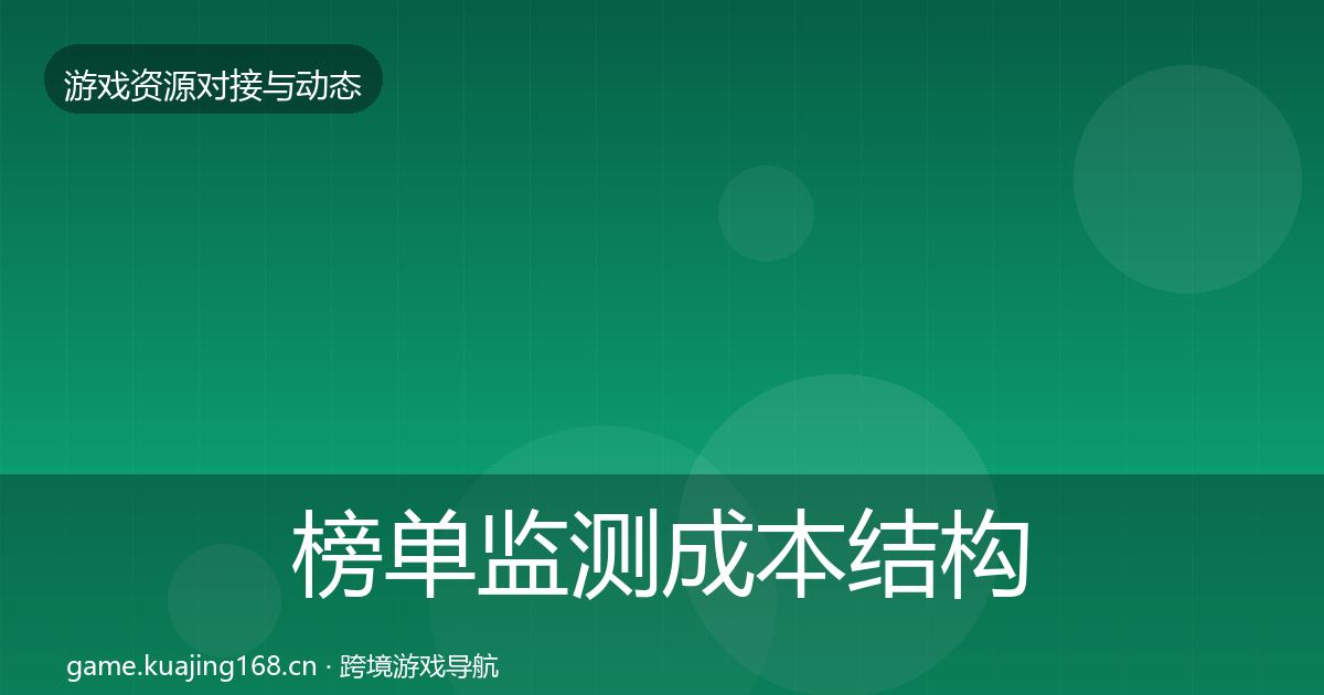 榜单监测成本结构分析实践指南·第1750篇