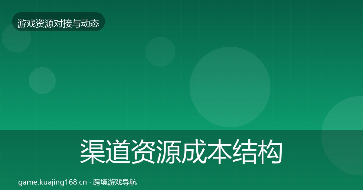 渠道资源成本结构分析实践指南·第1866篇