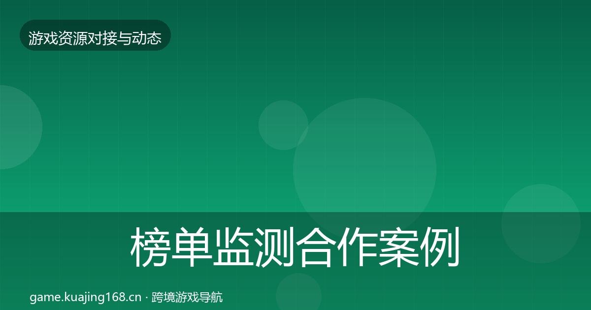 榜单监测合作案例实践指南·第1875篇