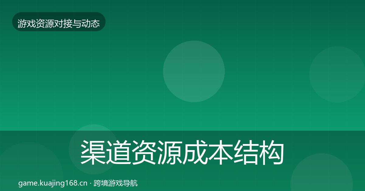 渠道资源成本结构分析实践指南·第1946篇