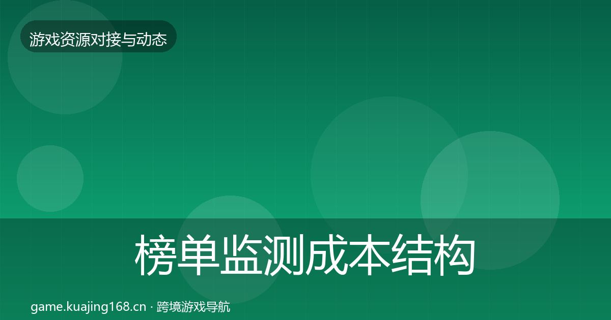 榜单监测成本结构分析实践指南·第1950篇