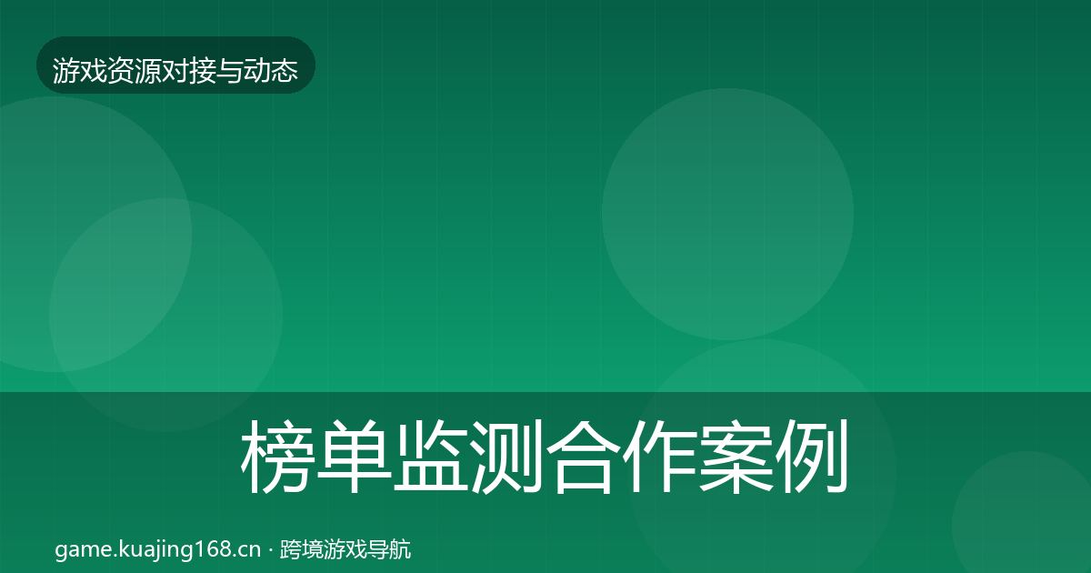 榜单监测合作案例实践指南·第1955篇