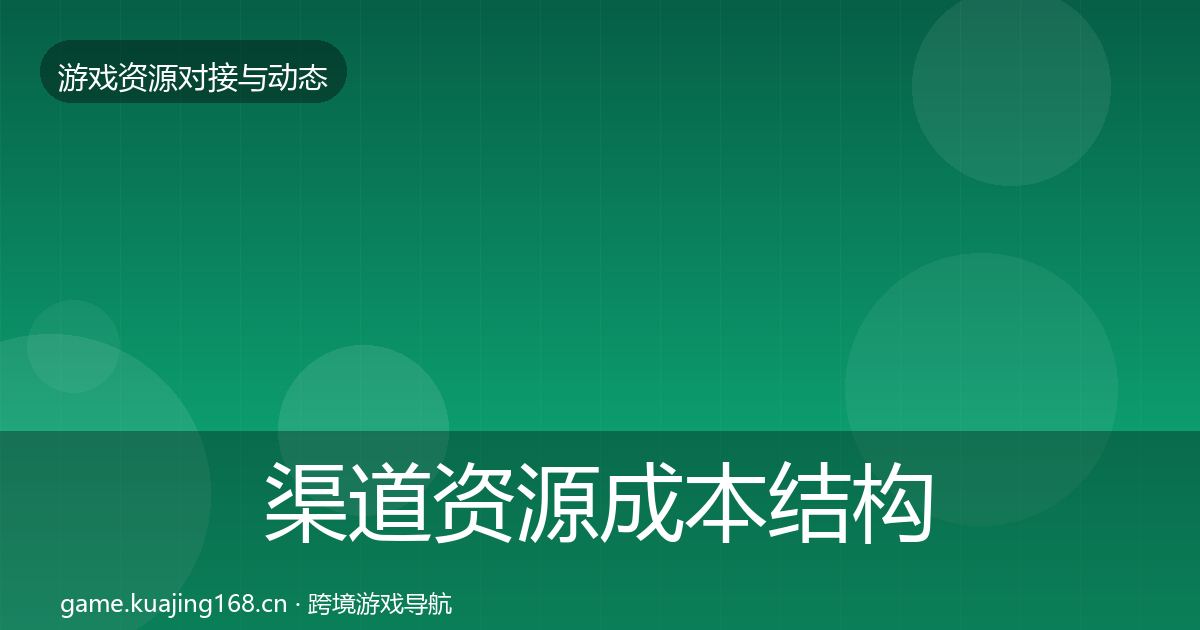渠道资源成本结构分析实践指南·第2026篇