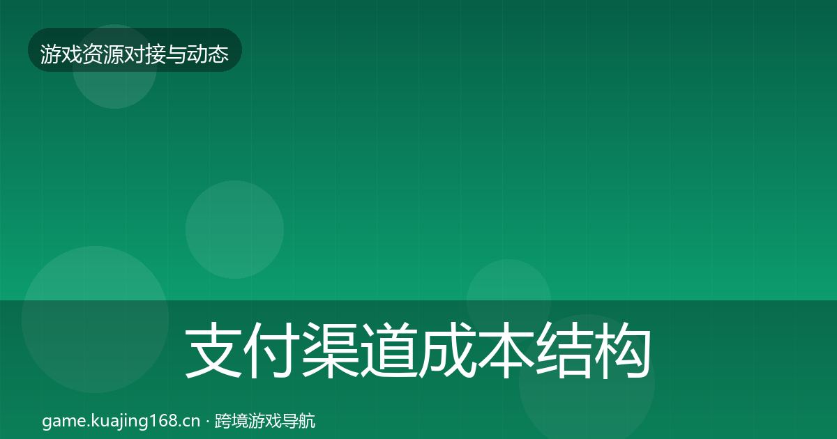 支付渠道成本结构分析全攻略·第2068篇