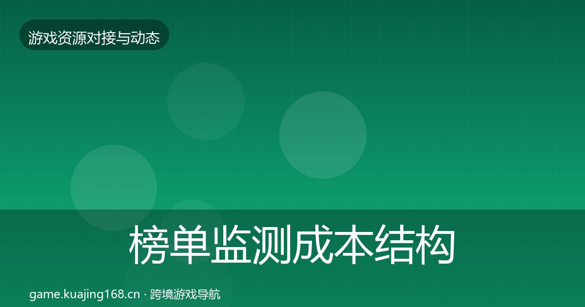 榜单监测成本结构分析实践指南·第2150篇