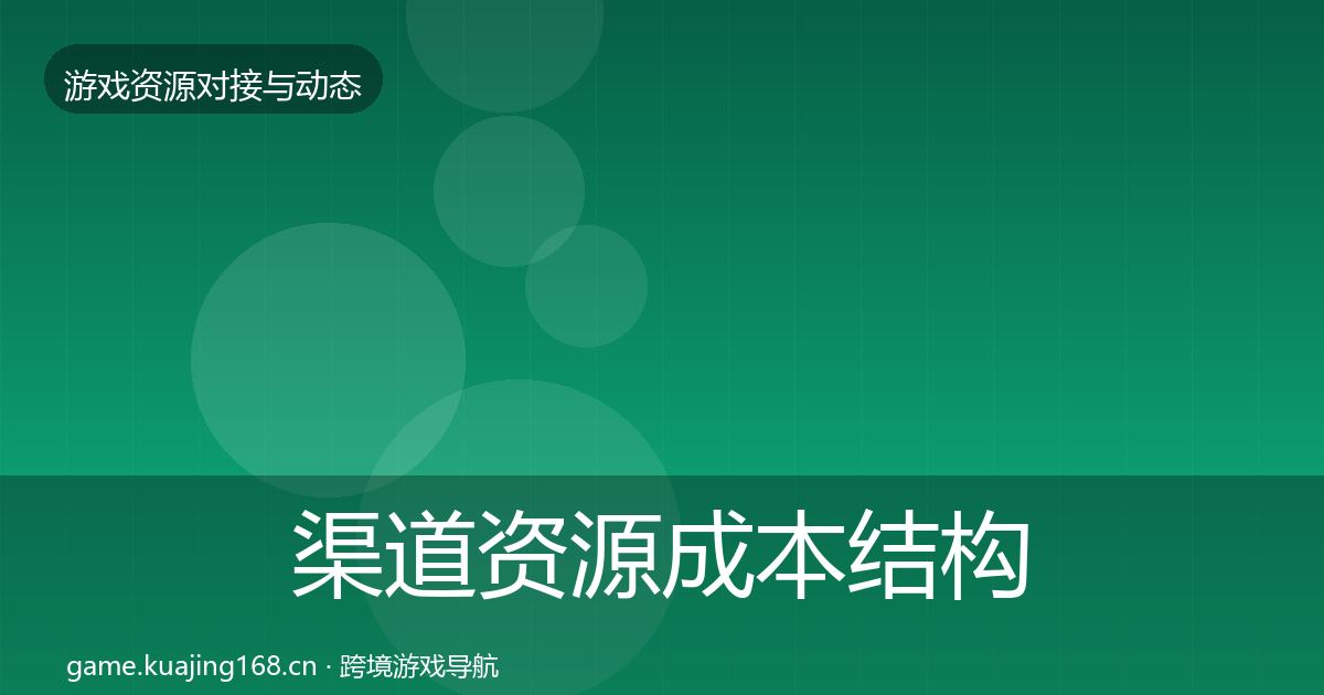 渠道资源成本结构分析实践指南·第2186篇
