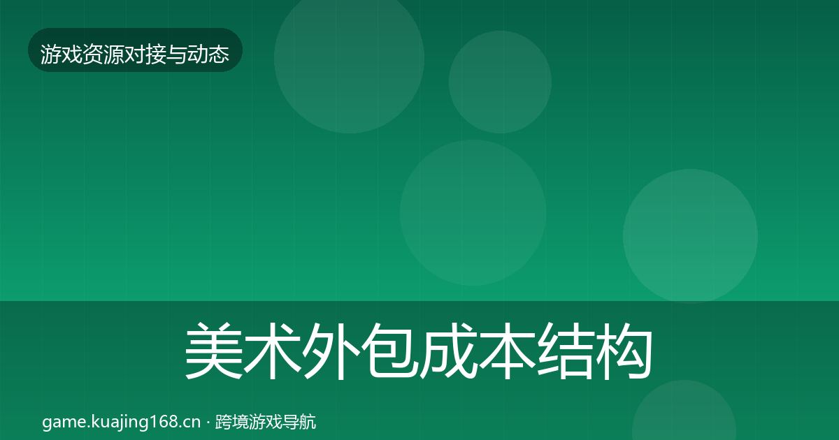 美术外包成本结构分析实践指南·第2227篇