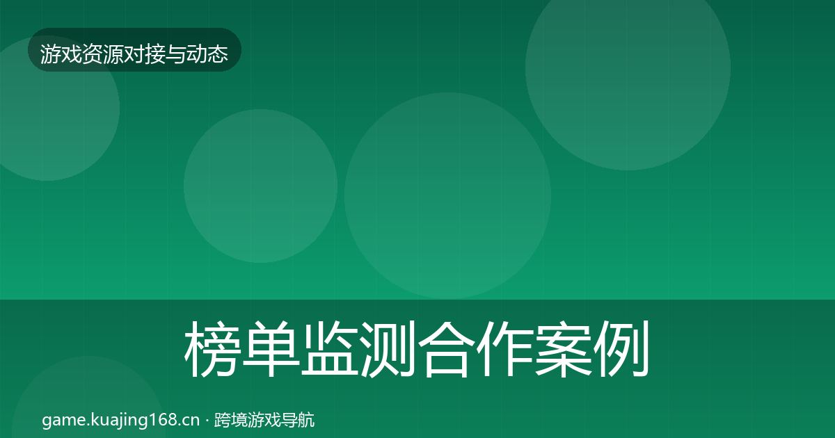 榜单监测合作案例实践指南·第2235篇