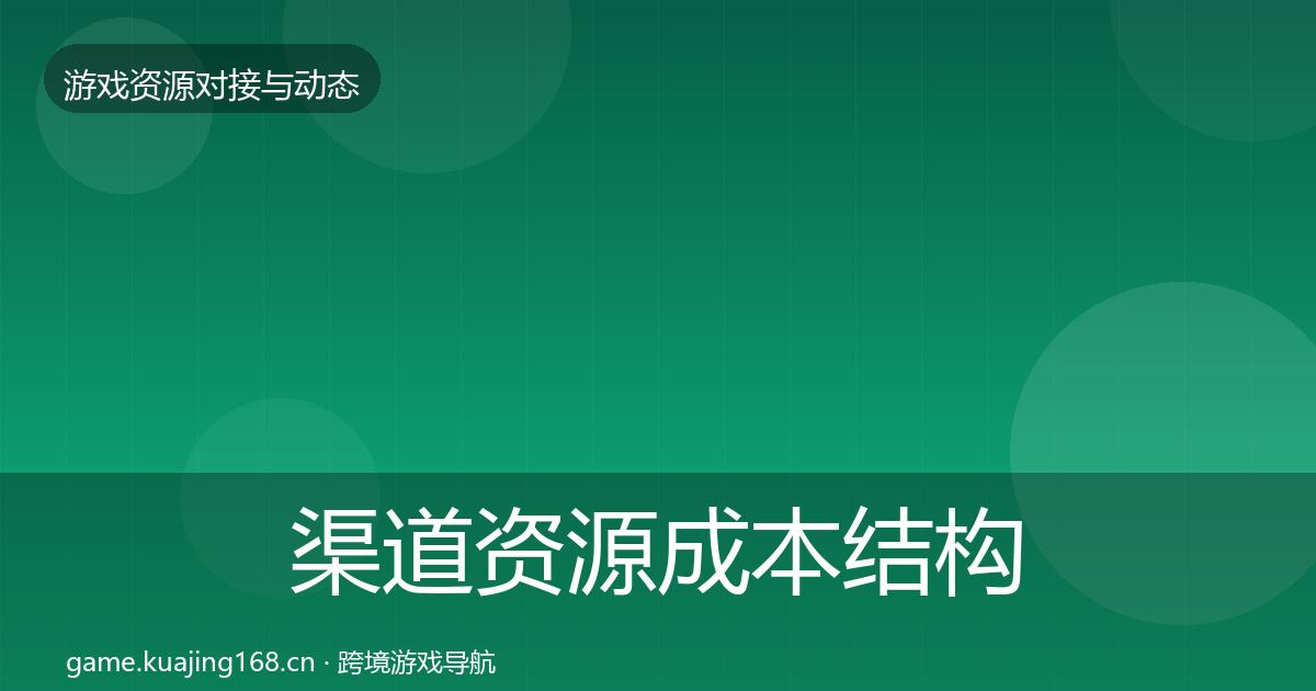 渠道资源成本结构分析实践指南·第2266篇