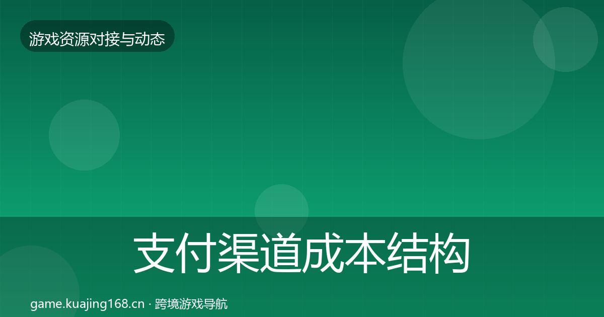 支付渠道成本结构分析全攻略·第2268篇