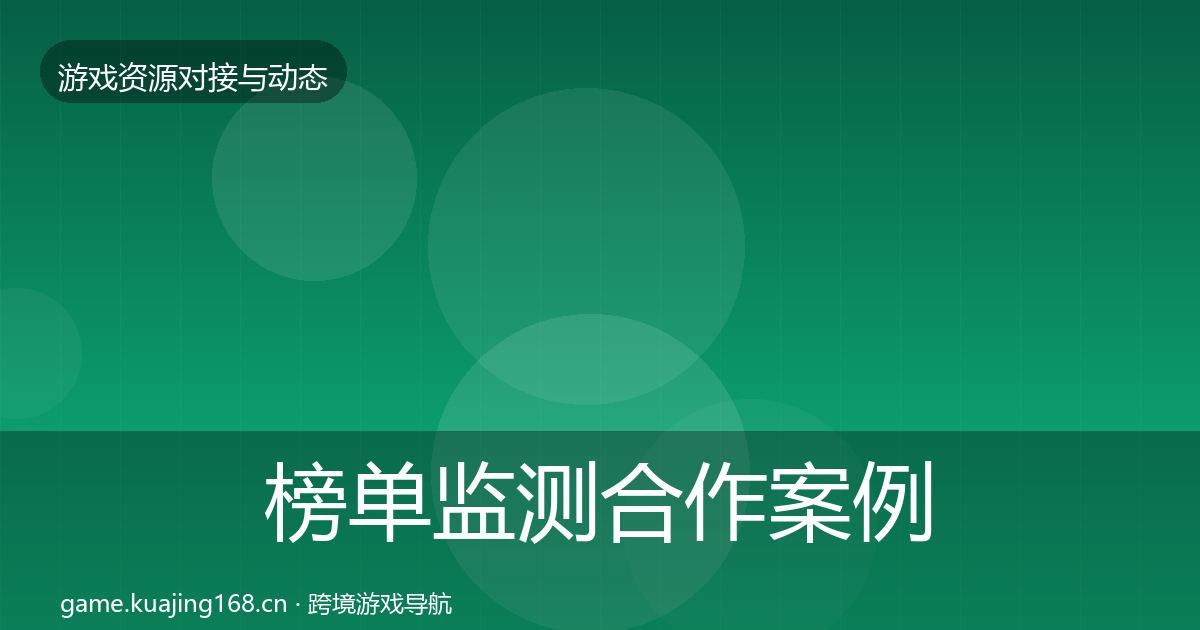 榜单监测合作案例实践指南·第2275篇