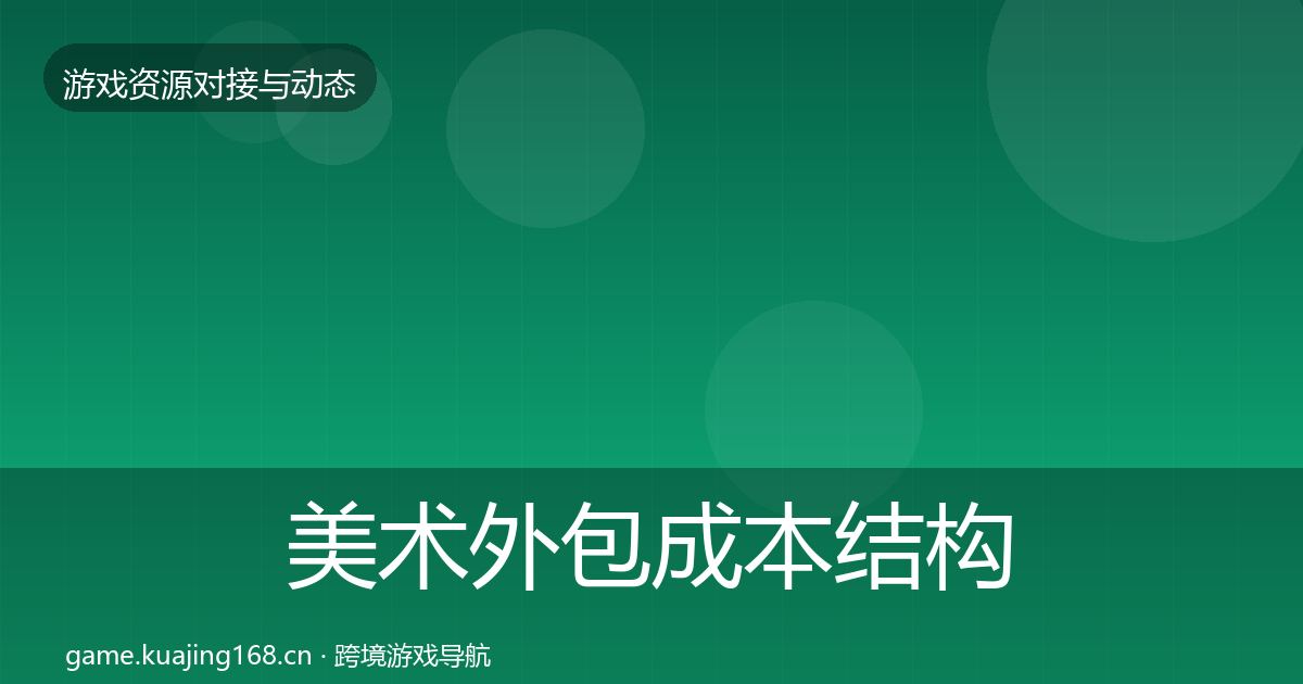 美术外包成本结构分析实践指南·第2307篇