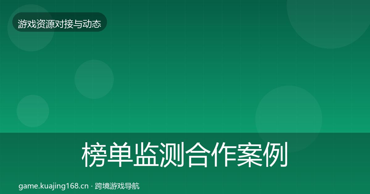 榜单监测合作案例实践指南·第2395篇