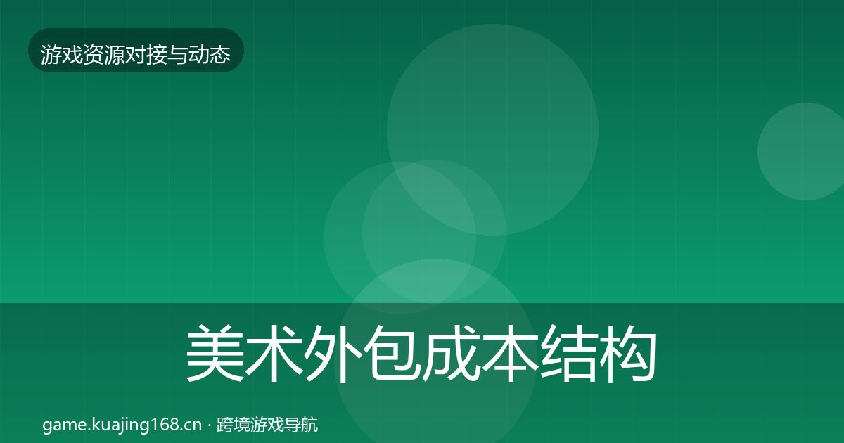 美术外包成本结构分析实践指南·第2427篇