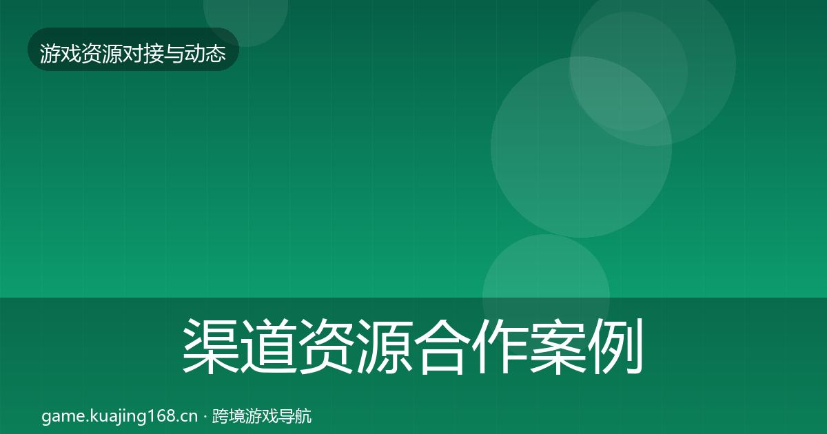 渠道资源合作案例实践指南·第2551篇