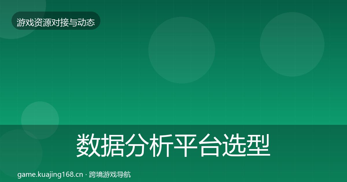 数据分析平台选型建议实践指南