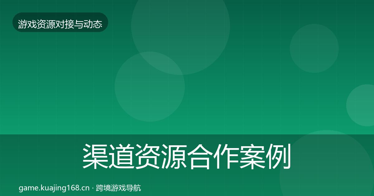 渠道资源合作案例实践指南