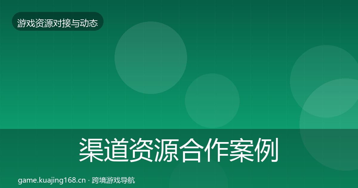 渠道资源合作案例实践指南