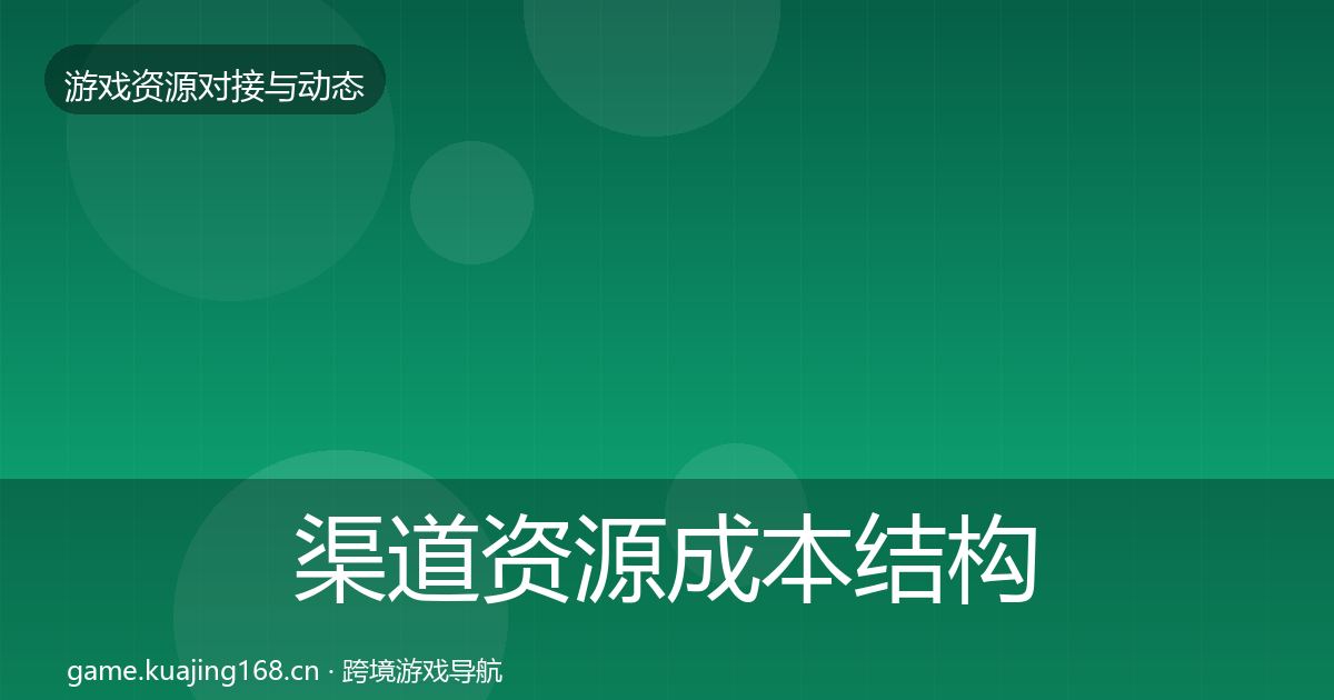 渠道资源成本结构分析实践指南