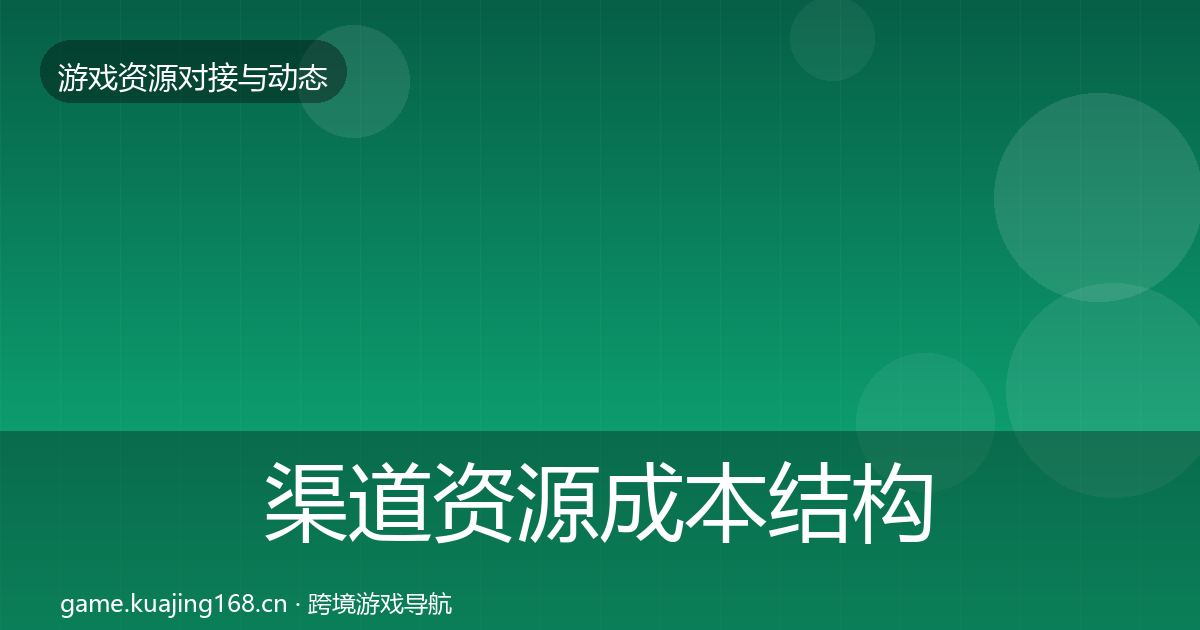 渠道资源成本结构分析实践指南