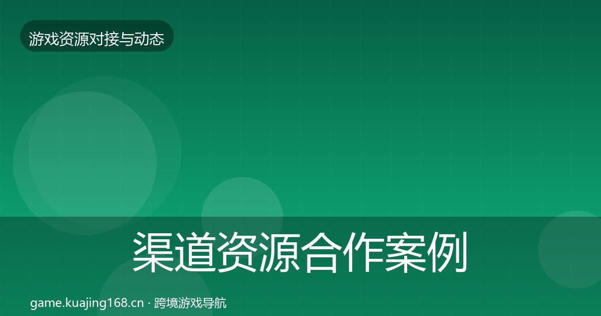 渠道资源合作案例实践指南