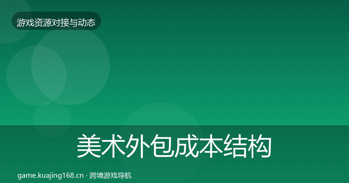 美术外包成本结构分析实践指南