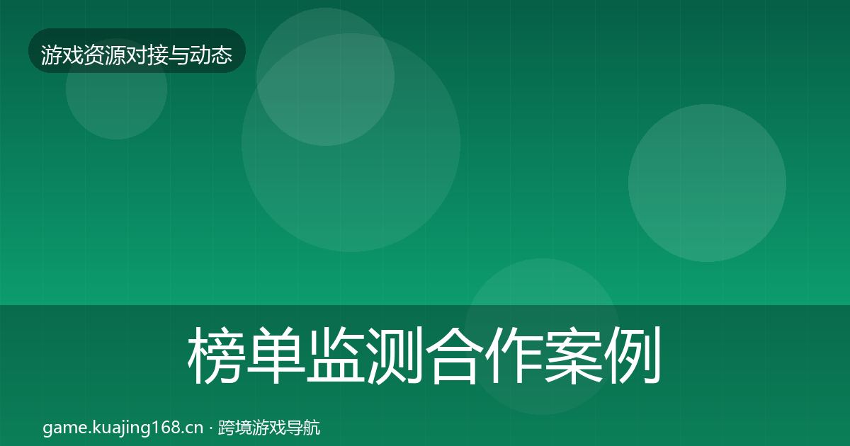 榜单监测合作案例实践指南