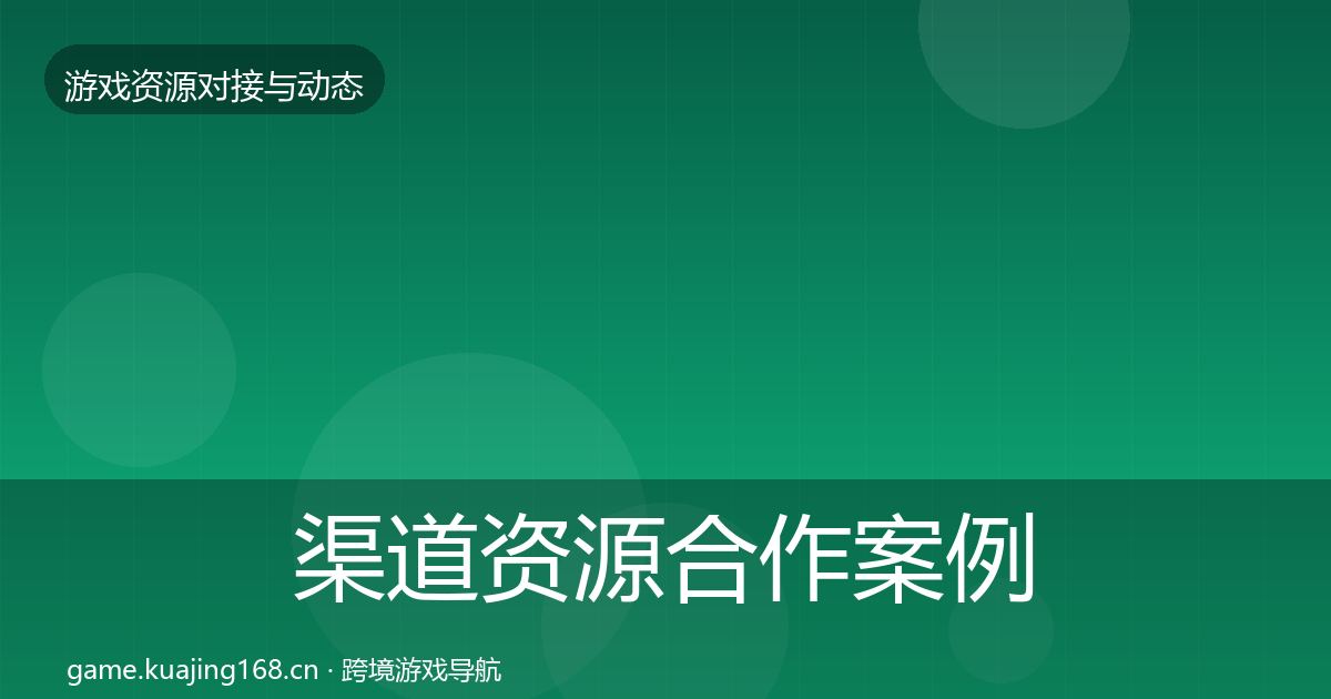 渠道资源合作案例实践指南