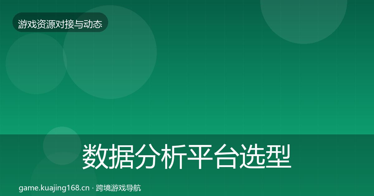 数据分析平台选型建议实践指南