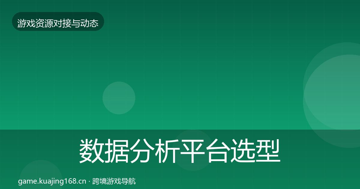 数据分析平台选型建议实践指南