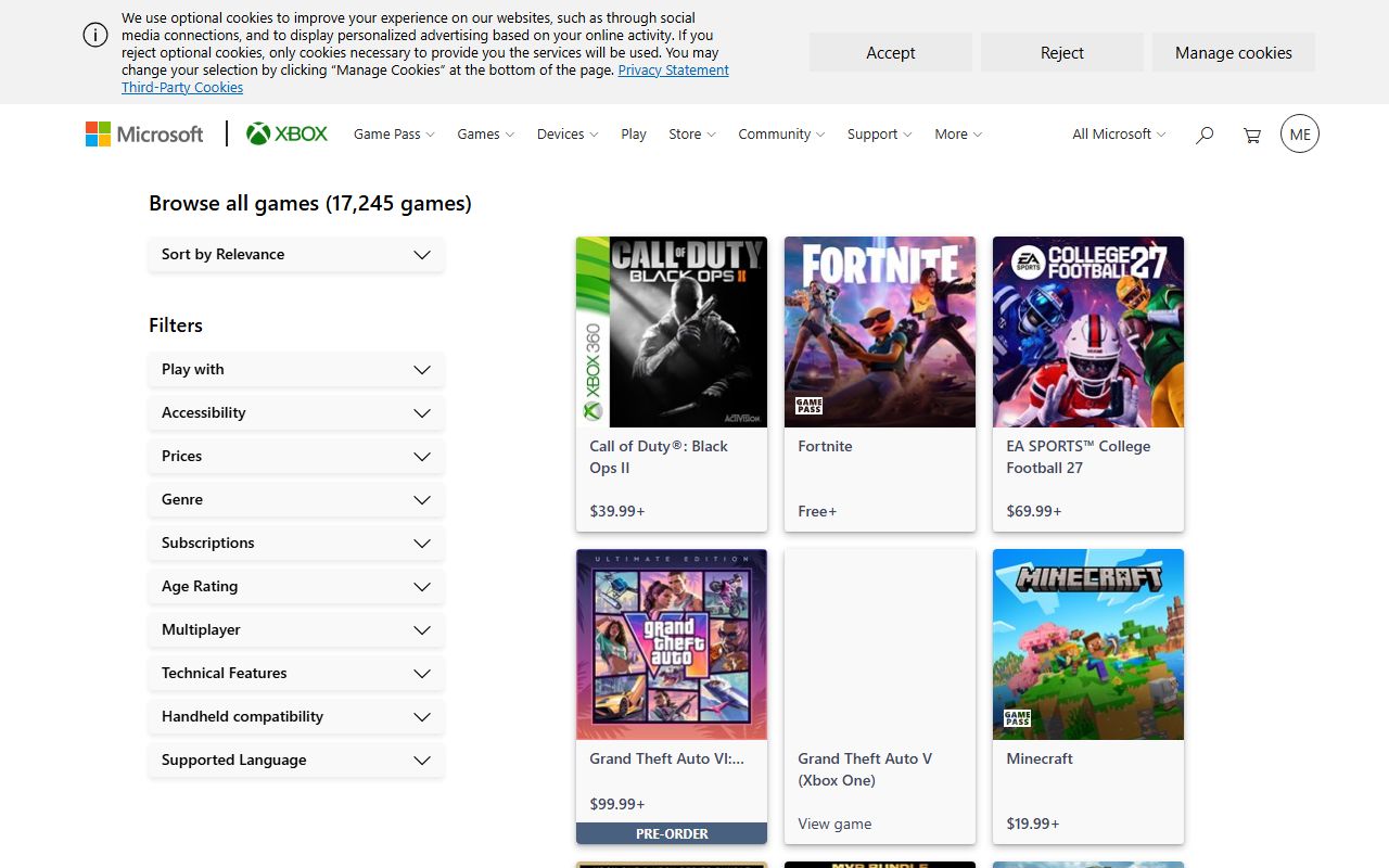 Xbox Games