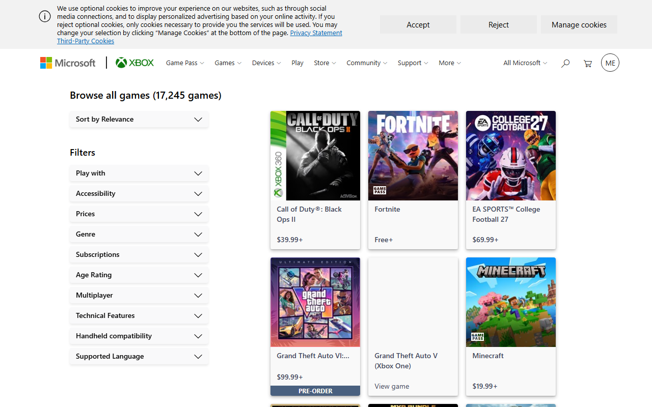 Xbox Games