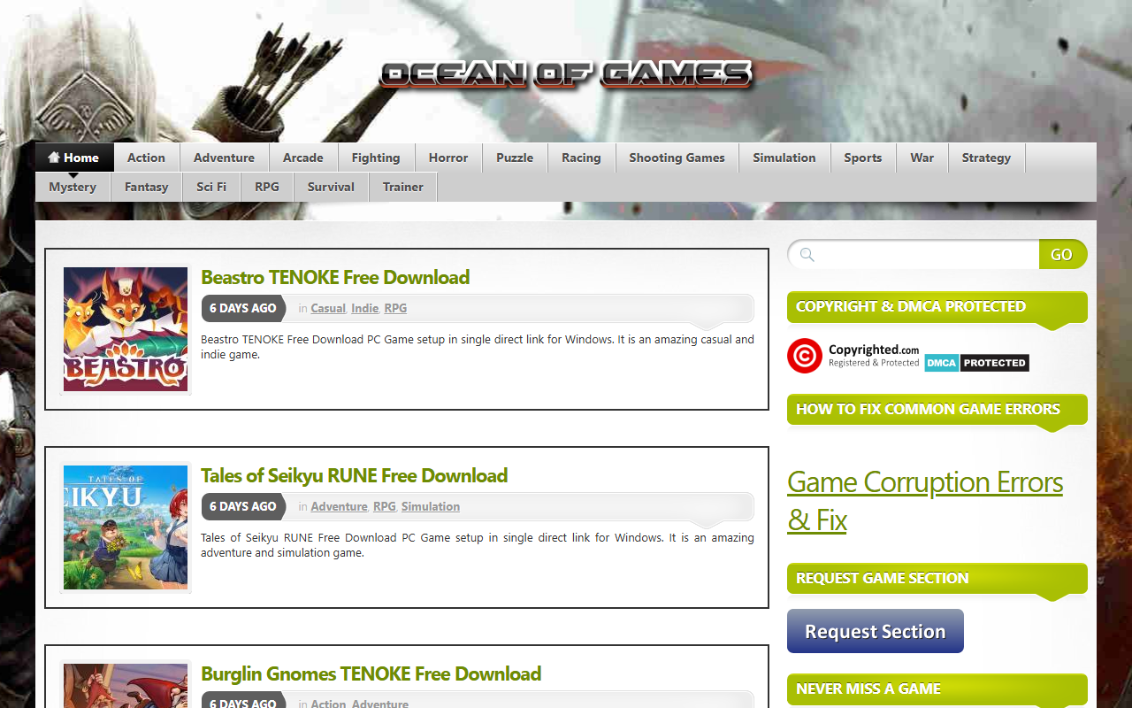 oceans of gamess