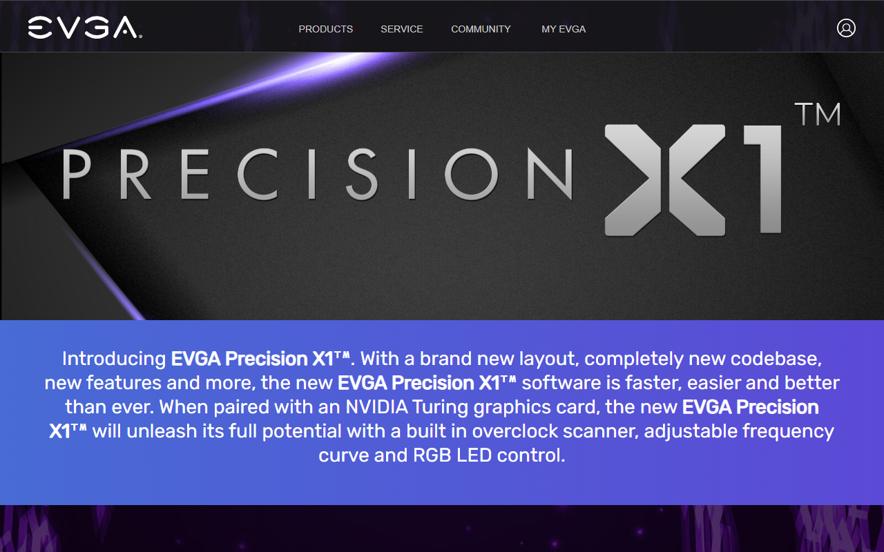 EVGA Precision X1