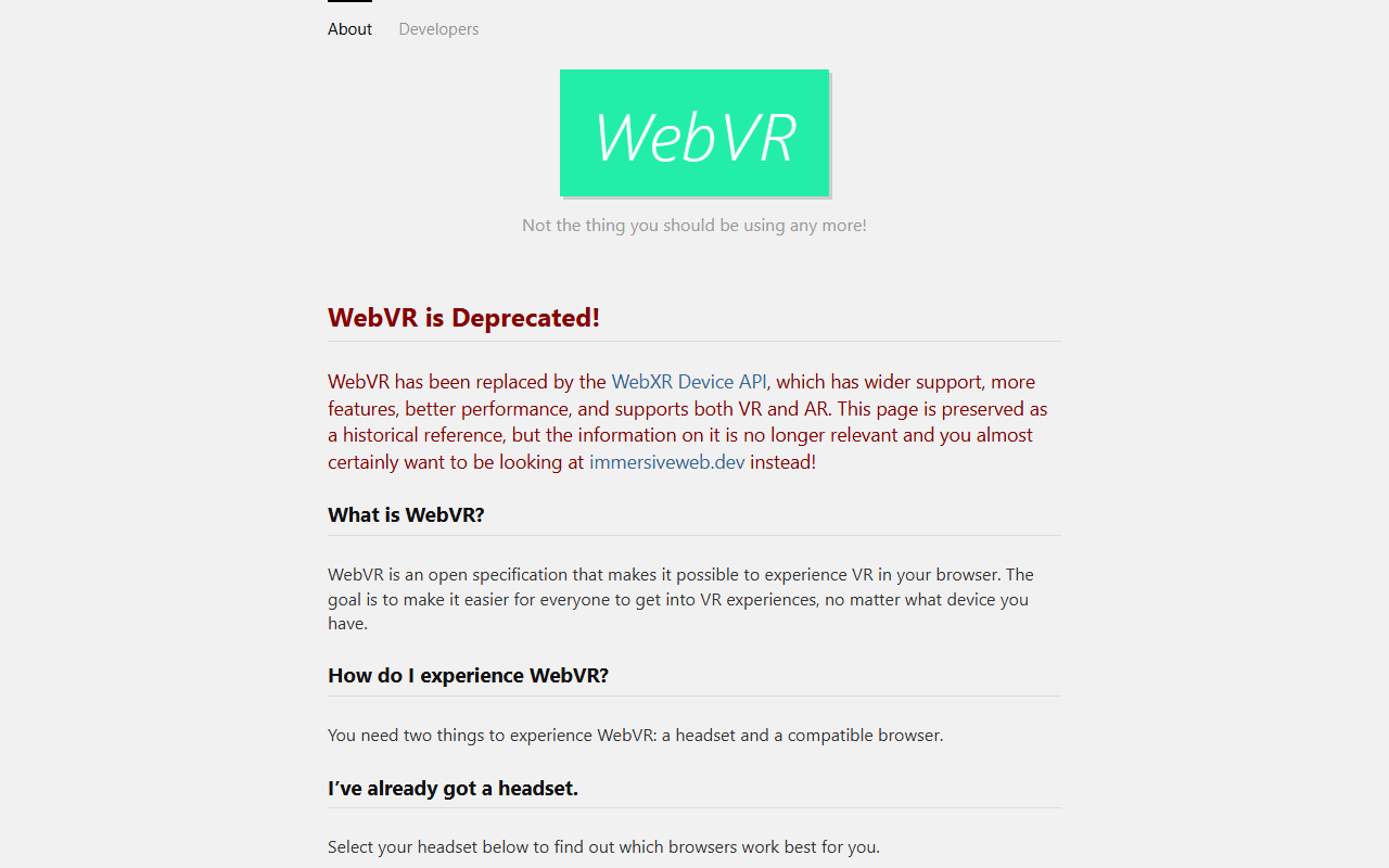 WebVR